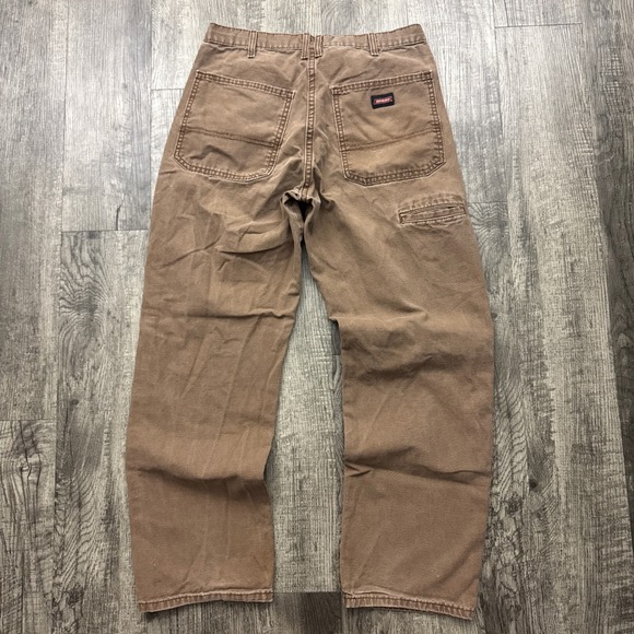 Dickies Other - Vtg Y2K Faded Brown Dickies Carpenter Distressed Work Pants 30x29.5